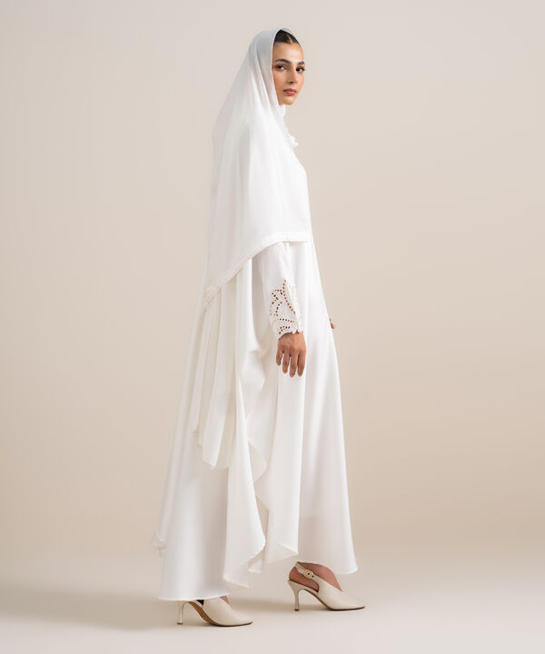 Embroidered Kaftan Abaya Set