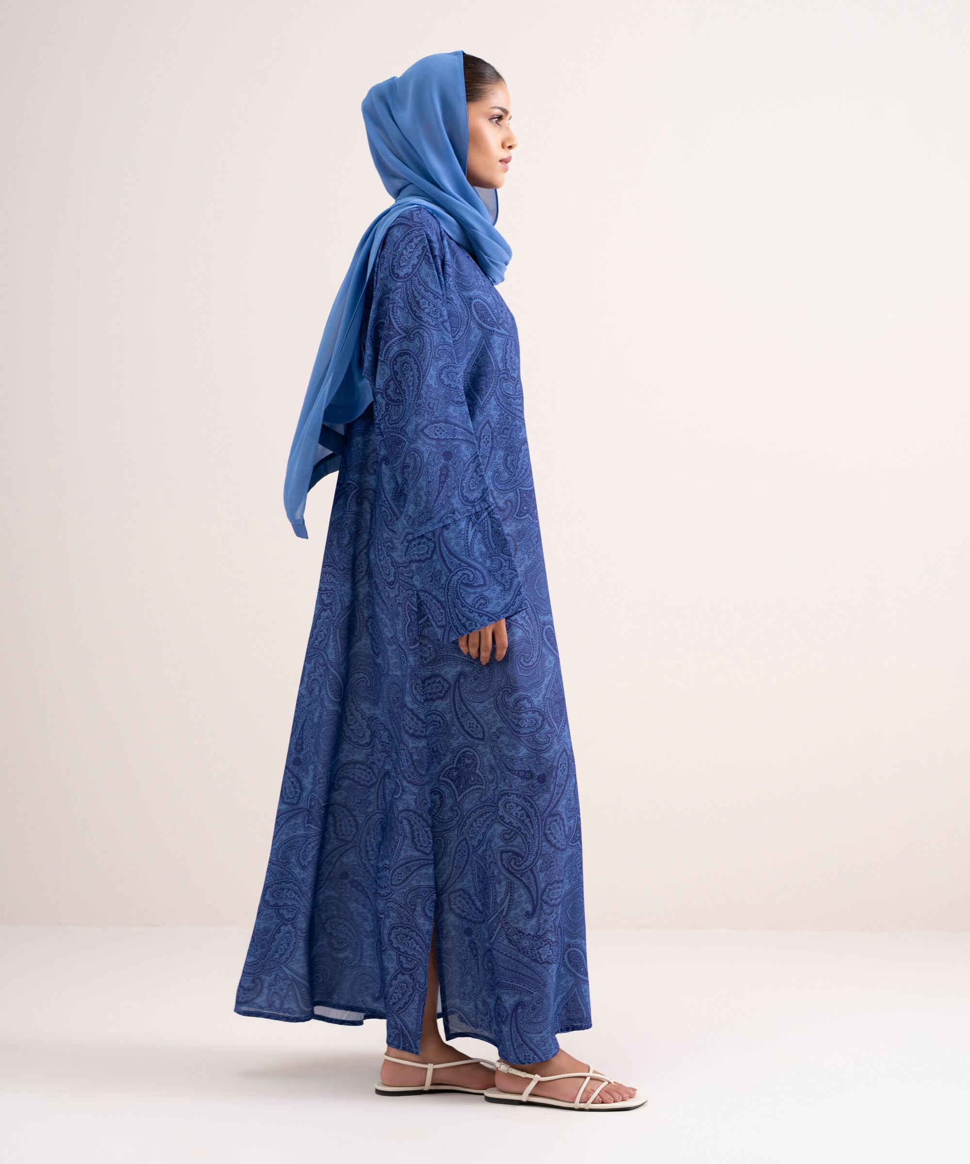 Printed Abaya Set ABBAYAV72601