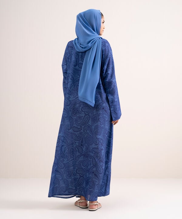 Printed Abaya Set