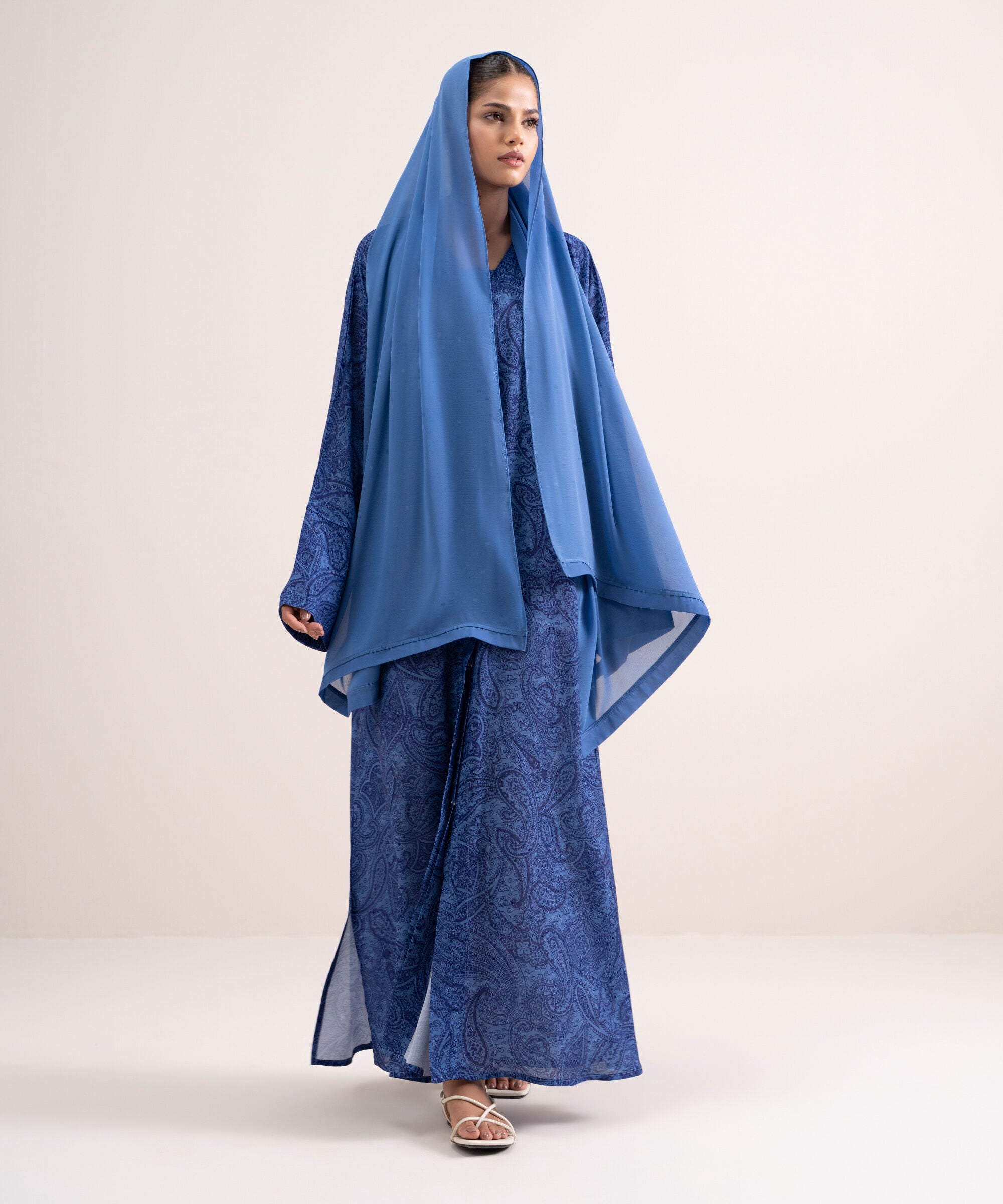 Printed Abaya Set ABBAYAV72601