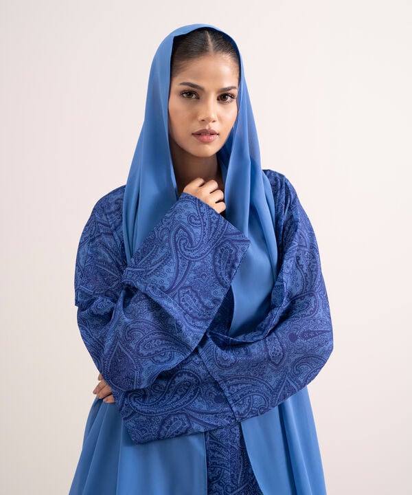Printed Abaya Set