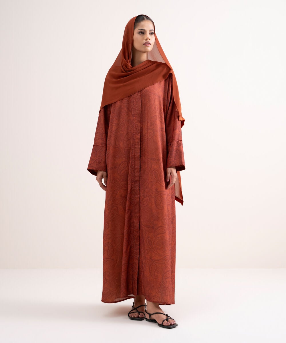 Printed Abaya Set ABBAYAV72602