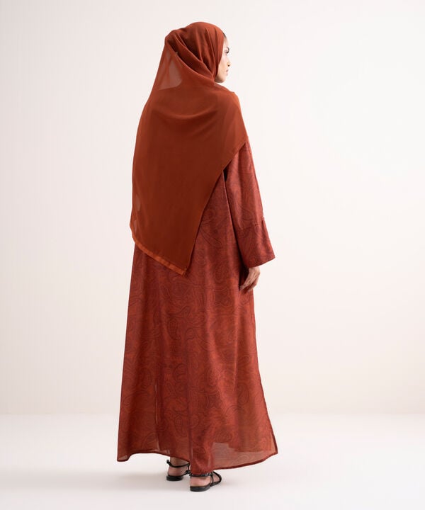 Printed Abaya Set
