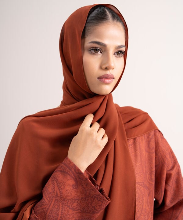 Printed Abaya Set