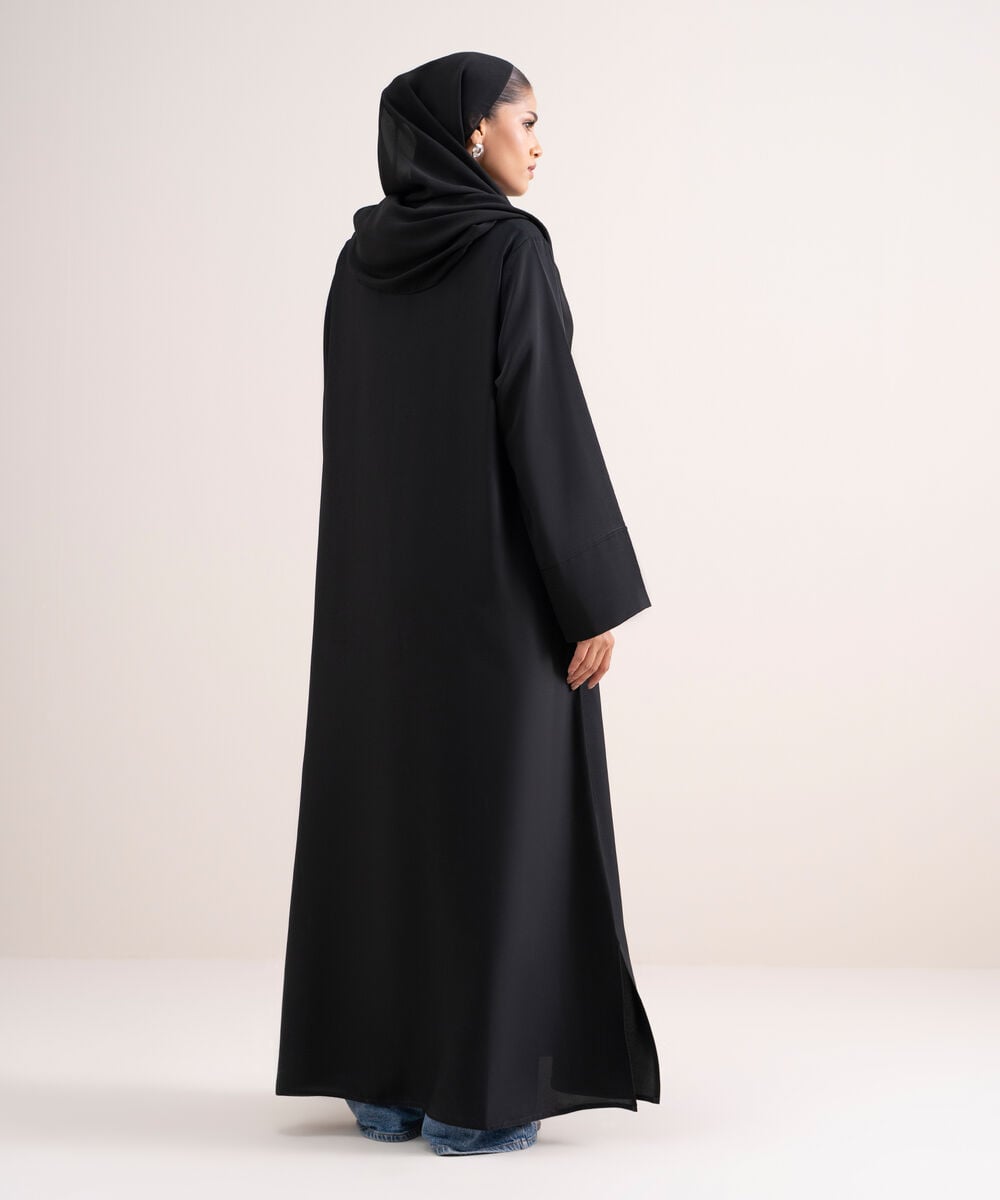 Front Open Abaya Set ABBAYAV72614
