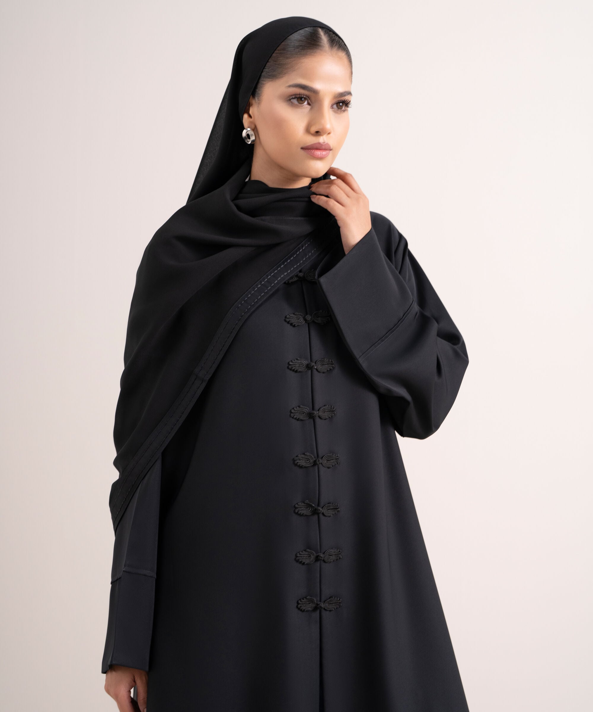 Front Open Abaya Set ABBAYAV72614