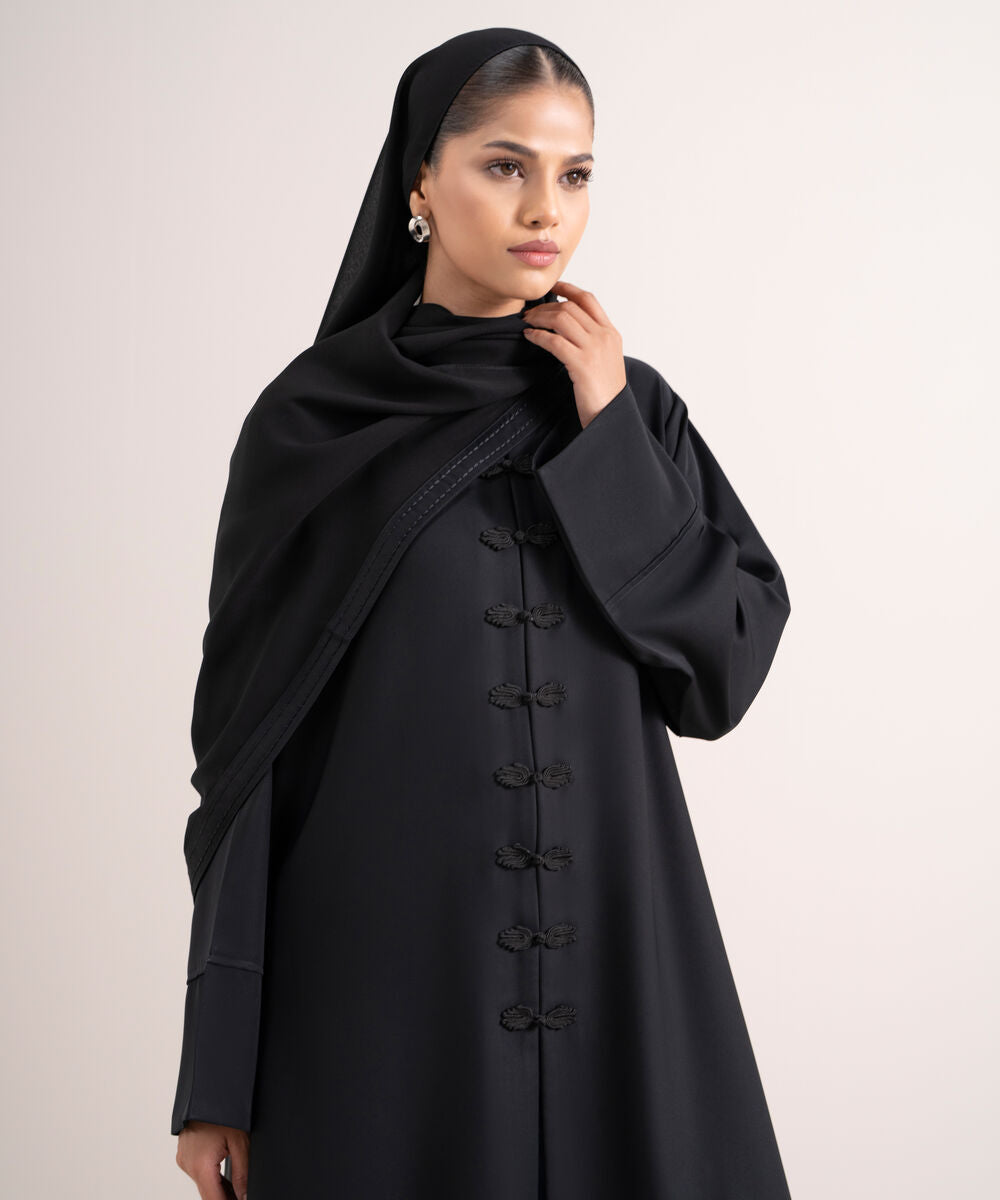 Front Open Abaya Set ABBAYAV72614