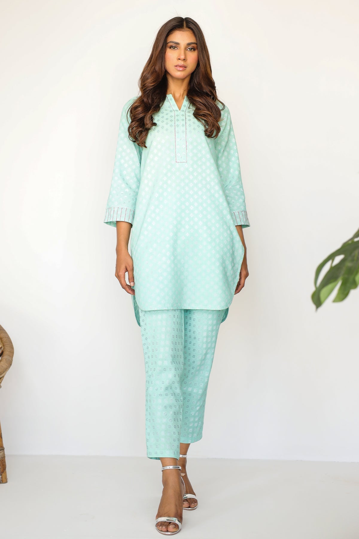 Zari Jacquard - 2 Piece