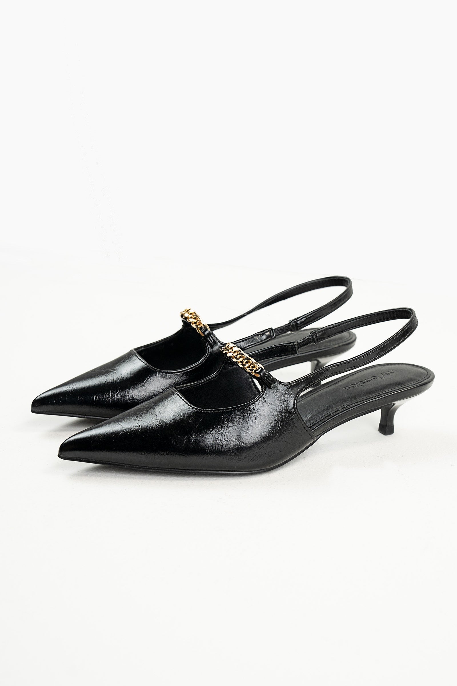 Slingback Kitten Heels