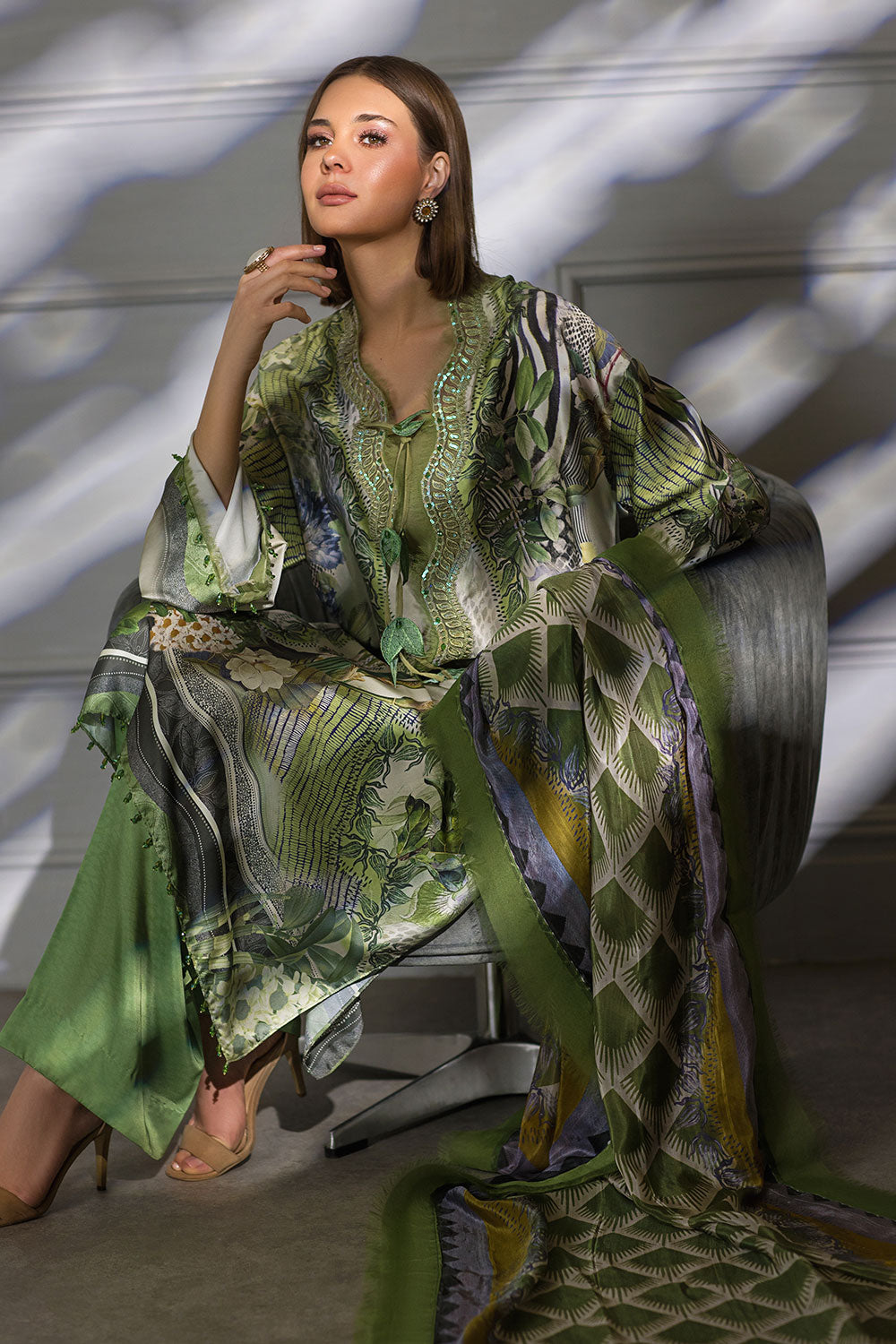 Design 10 Silk Unstitched Collection 2023 (Vol. 2)