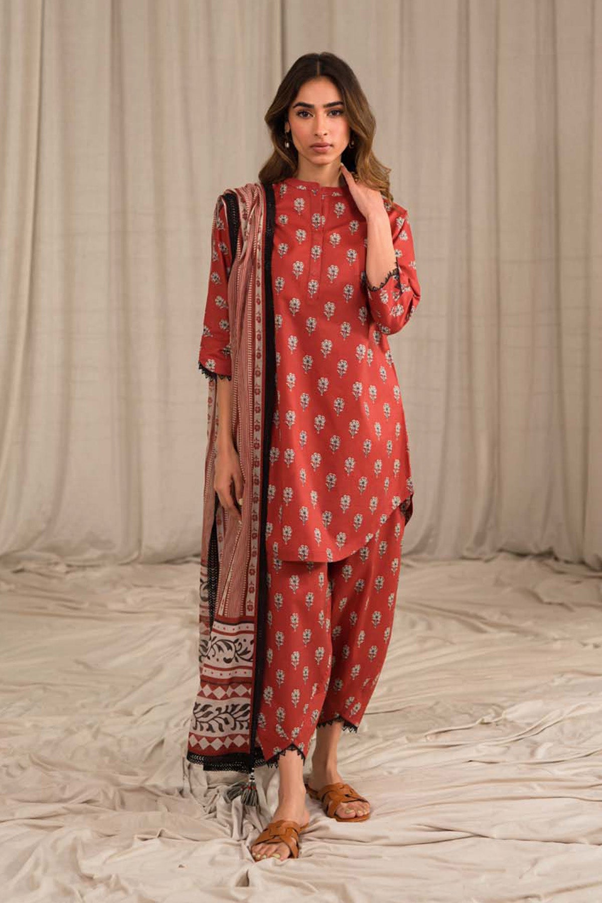 Printed Lawn 3 Piece
