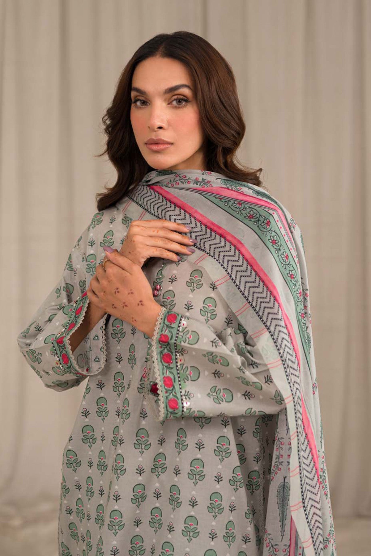 Printed Lawn 3 Piece