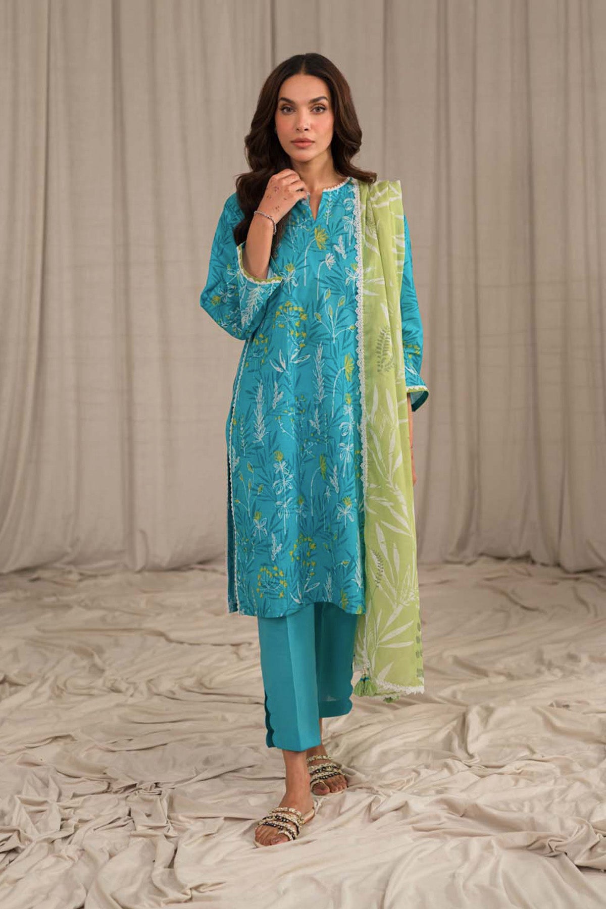Printed Lawn 3 Piece