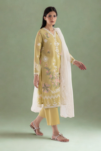 Stitched Muzlin Embroidered Lawn Shirt