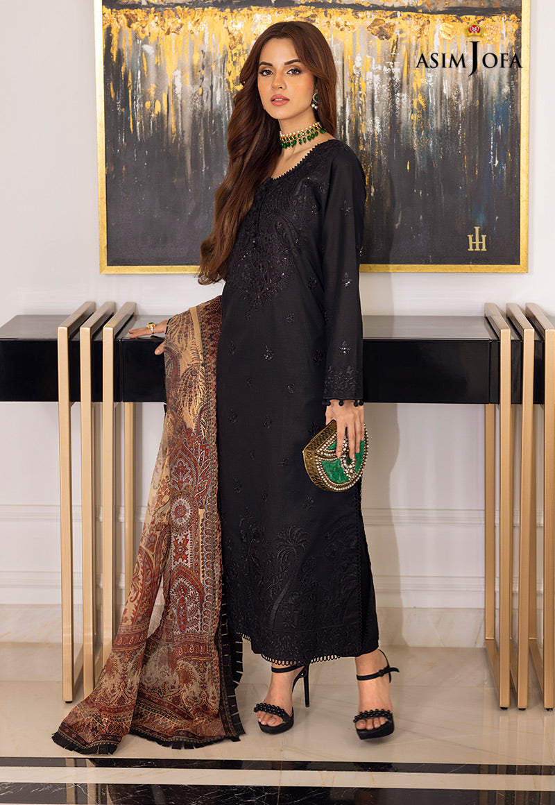 Ajaa-06 Embroidered Lawn 3 Pcs