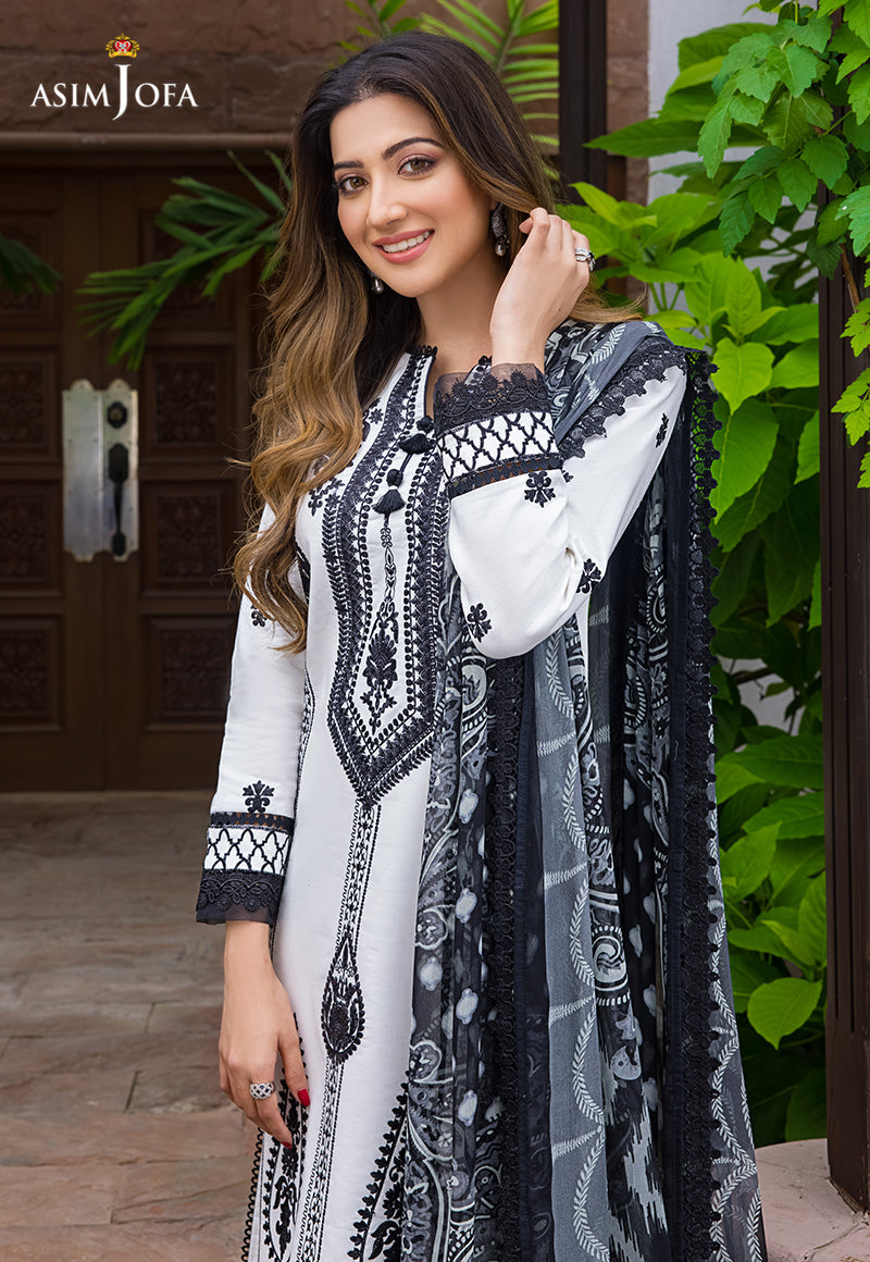 AJAE-07 EMBROIDERED CAMBRIC 3 PCS