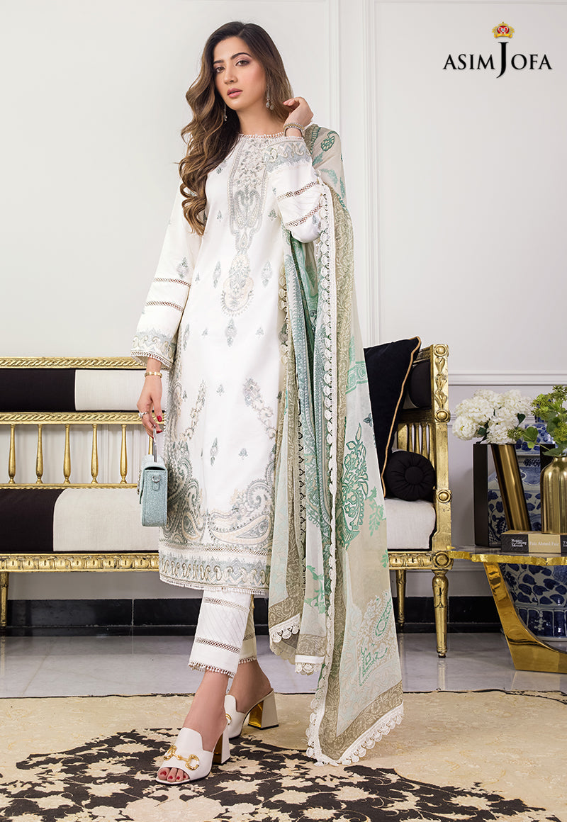 AJAE-10 EMBROIDERED CAMBRIC 3 PCS