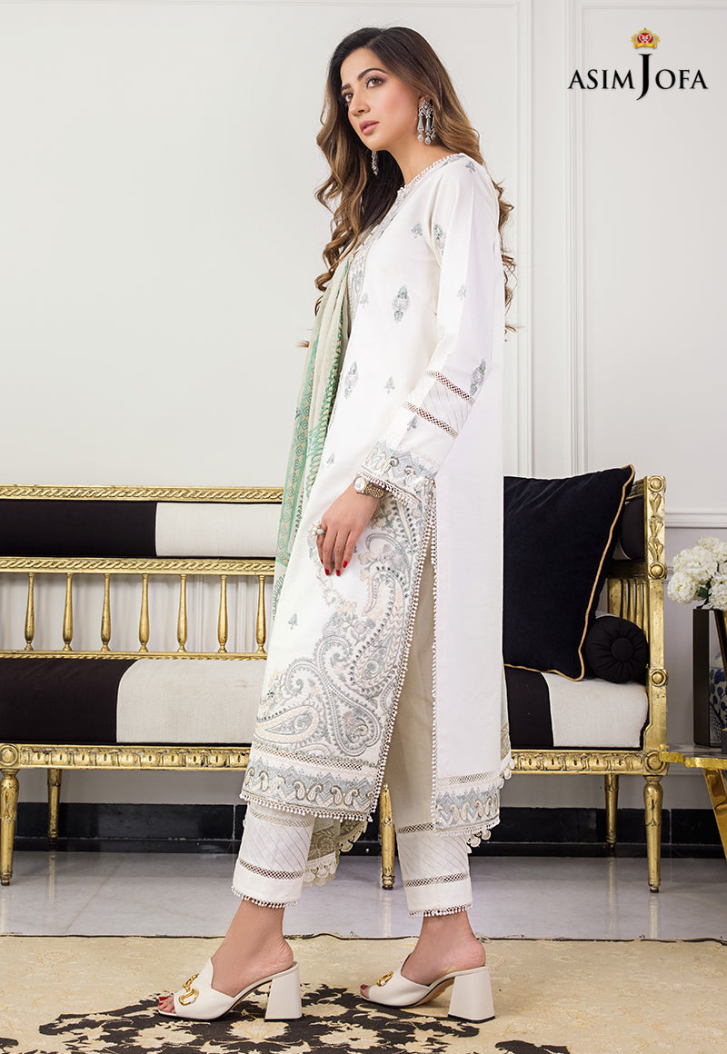 AJAE-10 EMBROIDERED CAMBRIC 3 PCS