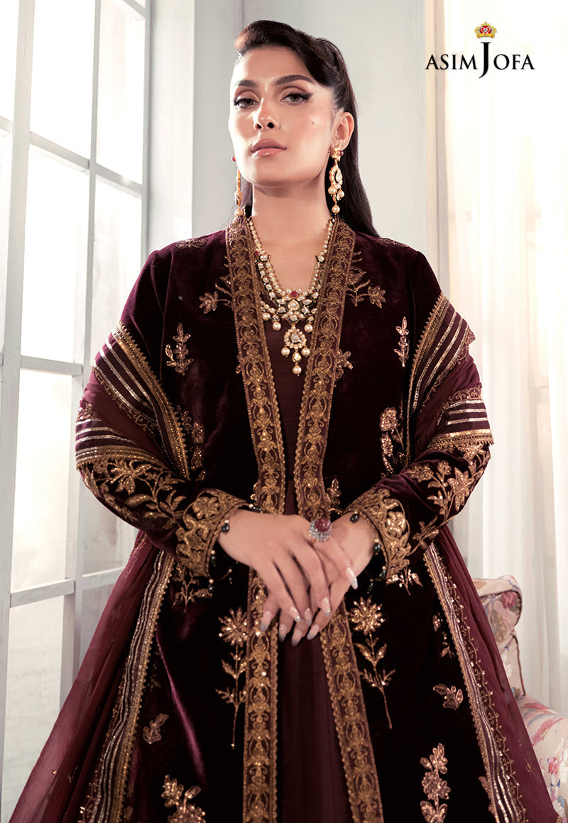 AJAM-01 EMBROIDERED VELVET 3 PCS