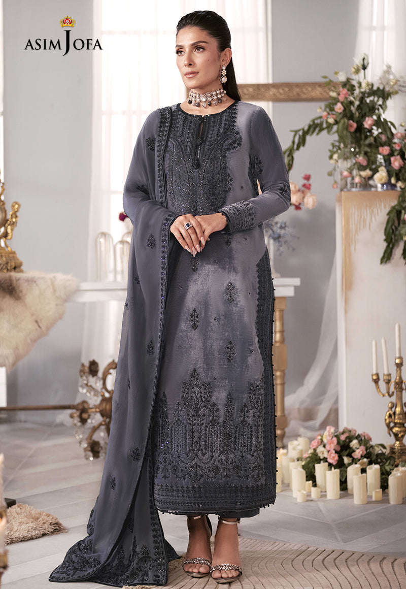 AJUBM-09 UNSTITCHED EGYPTIAN COTTON 2PC