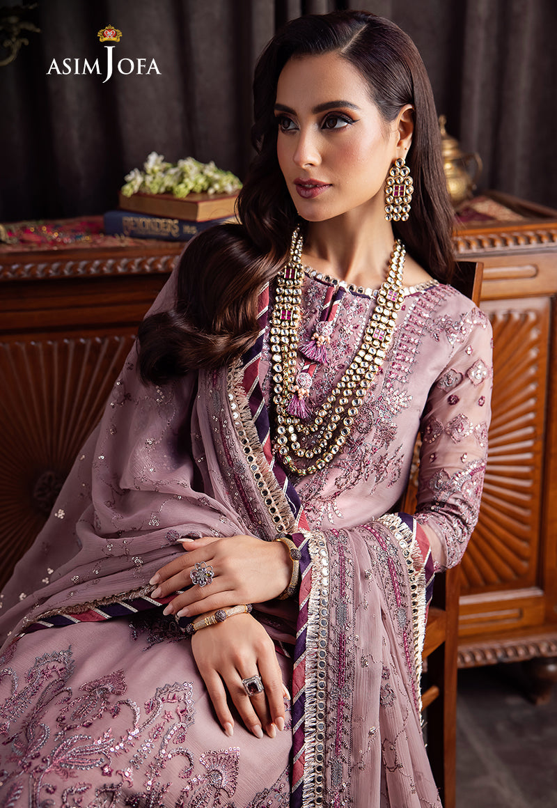 AJBK-06 DESIGNERS EMBROIDERED STITCHED 3 PCS