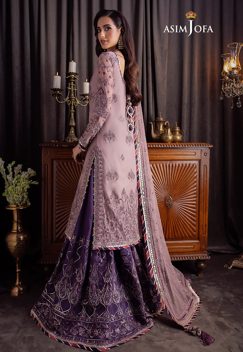 AJBK-06 DESIGNERS EMBROIDERED STITCHED 3 PCS