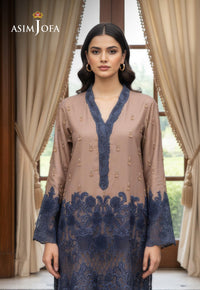 AJBRD-46  Embroidered Raw Silk STITCHED 1 PC