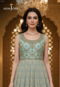 AJBRD-51 Embroidered CHIFFON STITCHED 1 PC