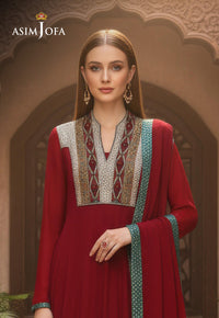 AJBRD-54 Embroidered CHIFFON STITCHED 4 PCS