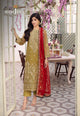 AJCFB-26 EMBROIDERED CHIFFON STITCHED 3 PCS