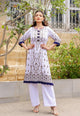 AJDSAI-11 EMBROIDERED DOBBY STITCHED 3 PCS