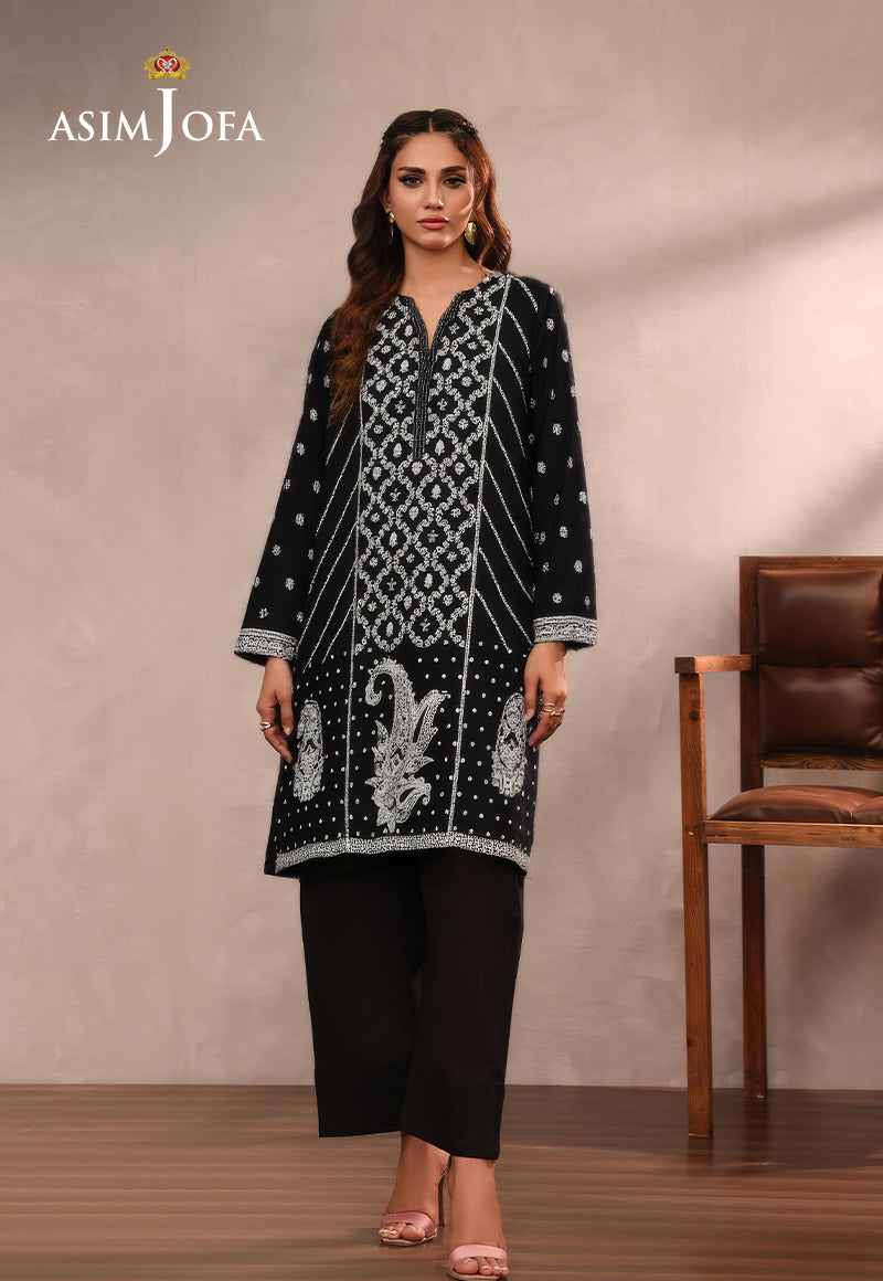 AJDSAI-135 EMBROIDERED LAWN STITCHED 1 PC