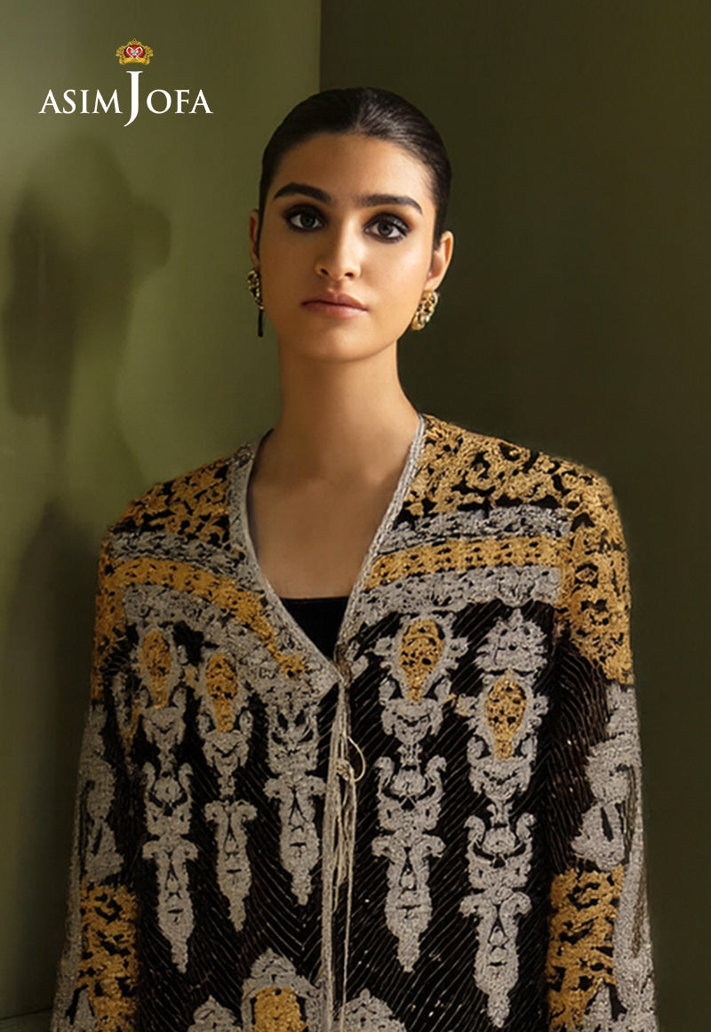 AJDSAI-289 EMBROIDERED CHIFFON STITCHED 1 PCS