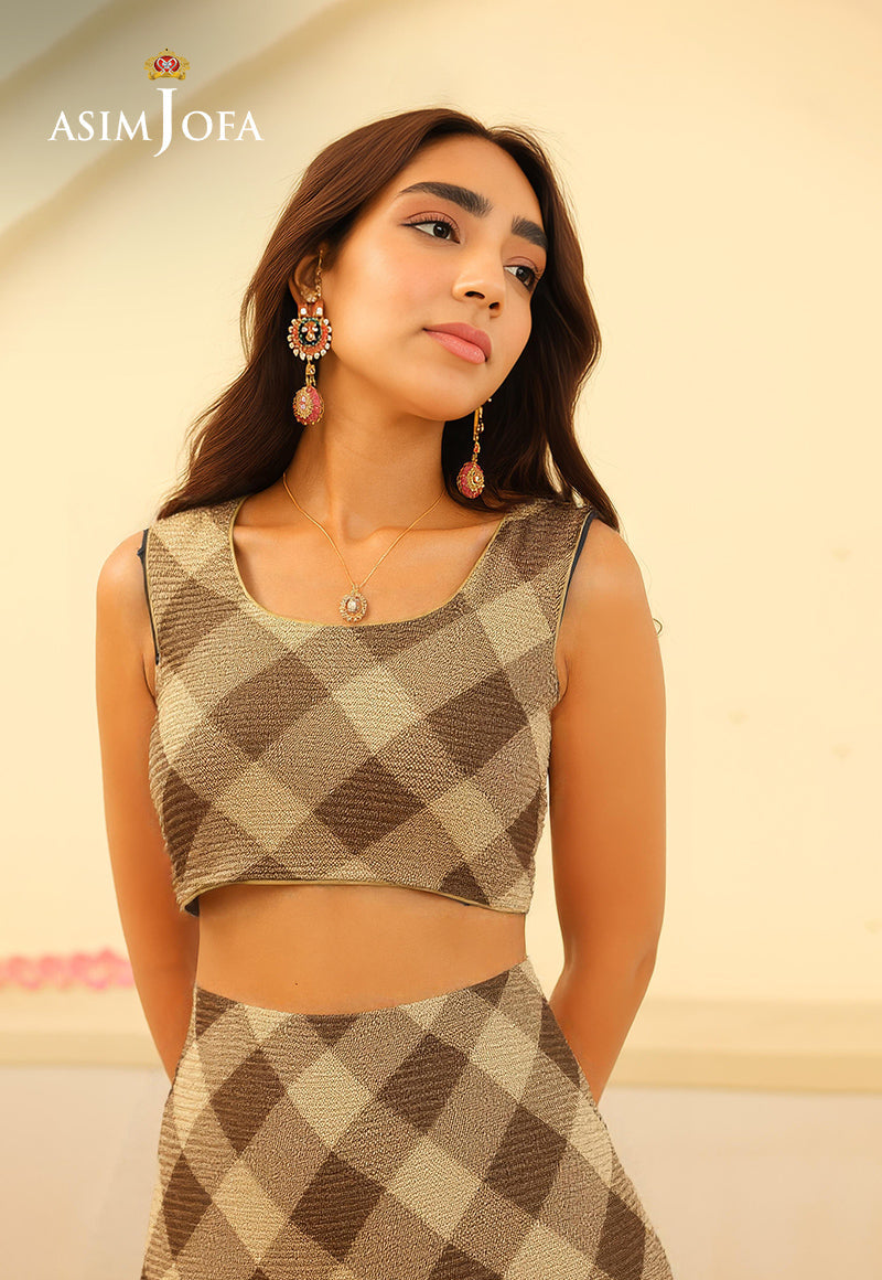 Ajdsai-414 Embroidered Net Stitched 1 Pc
