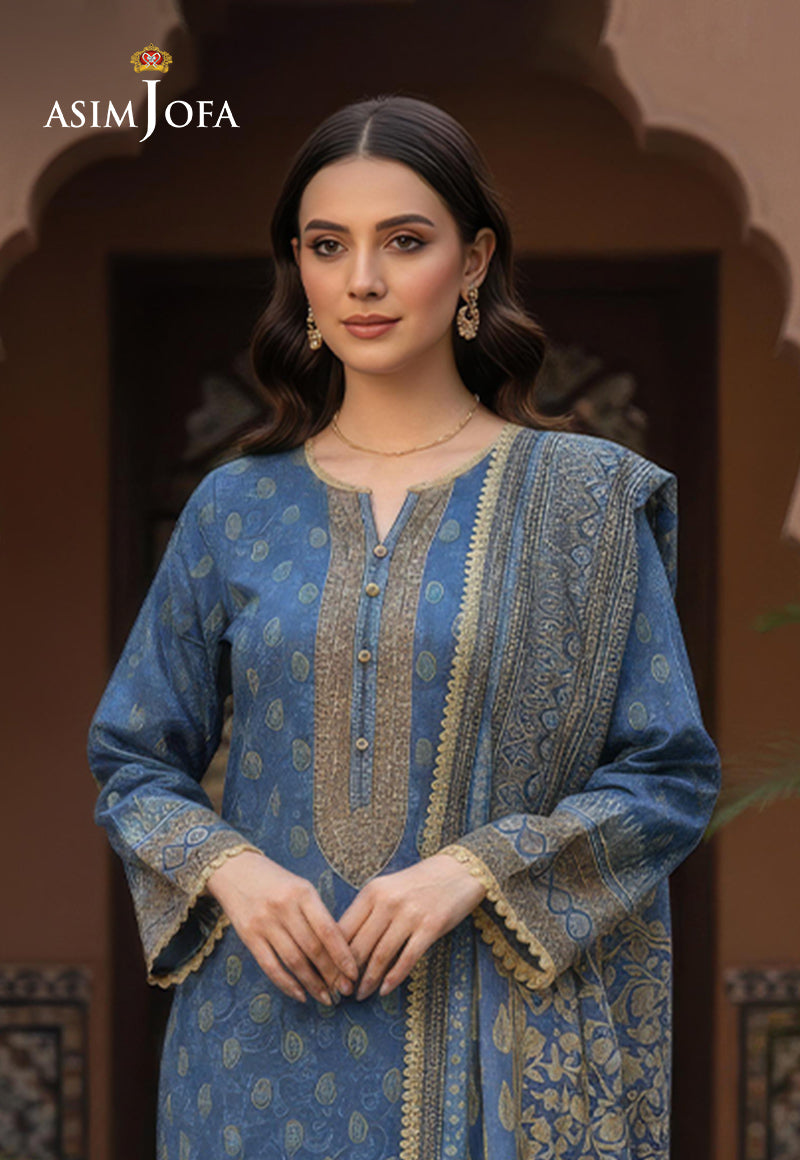 AJDSAI-547 LAWN STITCHED 3 PCS