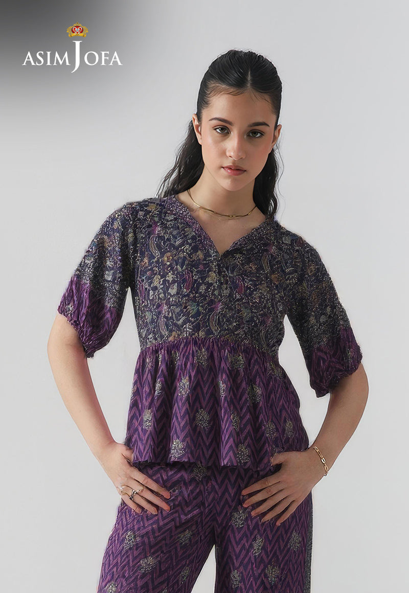 Ajdsai-76 Printed Lawn Stitched 2 Pcs