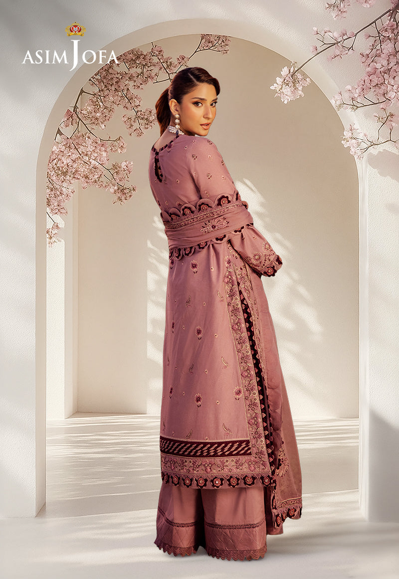AJELL-02 EMBROIDERED LAWN 3 PCS