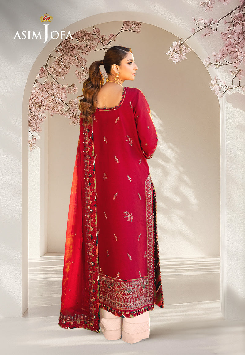 AJELL-06 EMBROIDERED LAWN 3 PCS