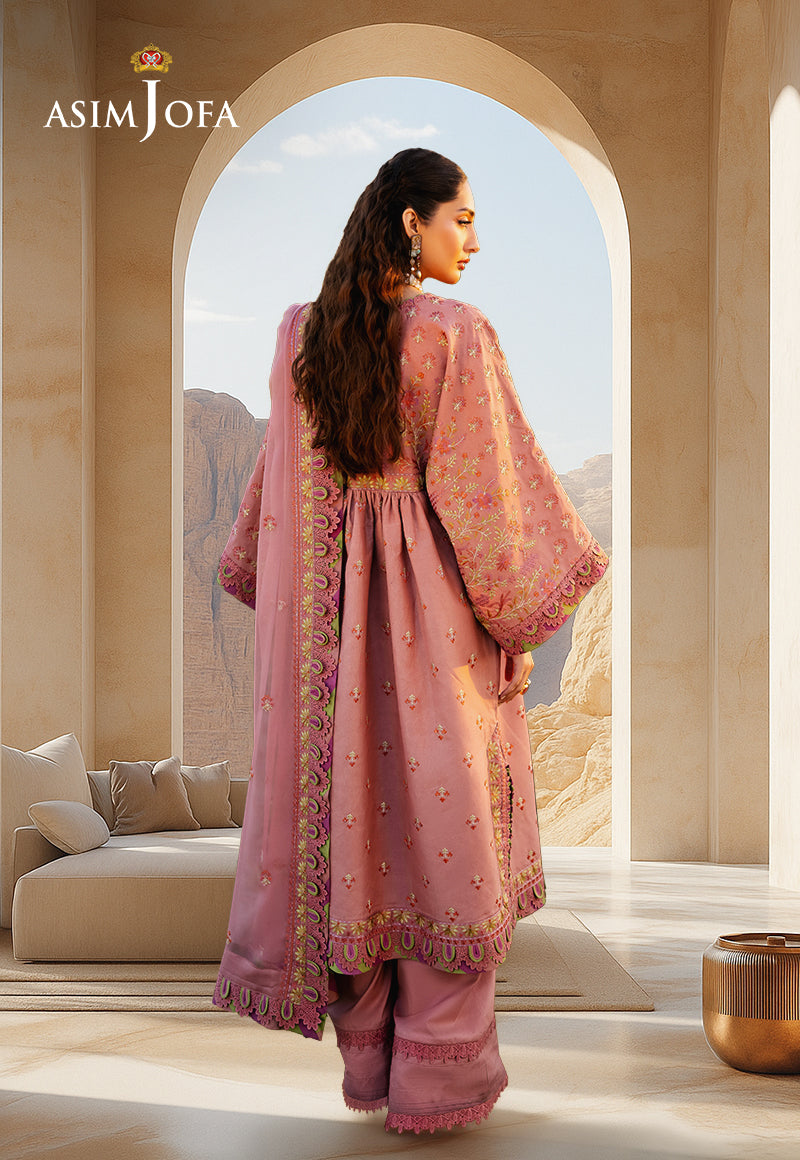 AJELL-16 EMBROIDERED LAWN 3 PCS