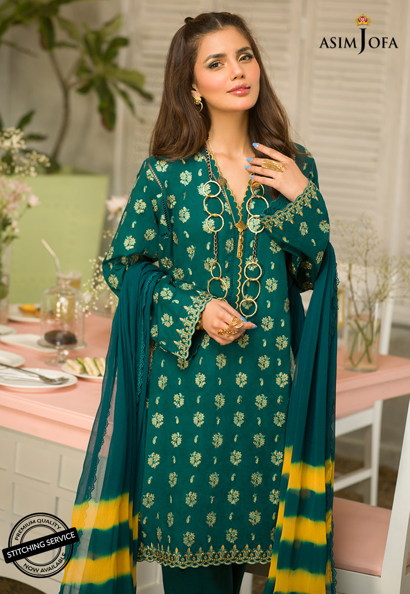 AJES-18 EMBROIDERED 3 PCS