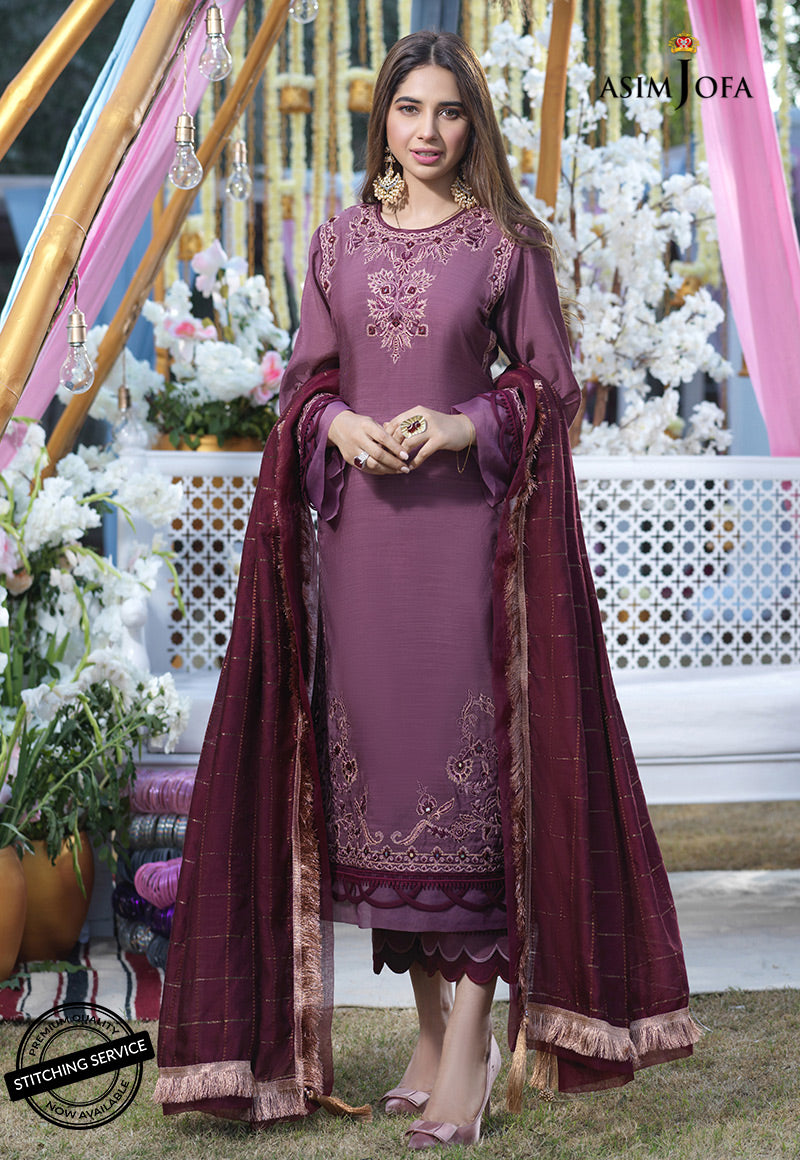 AJFC-08 EMBROIDERED COTTON 3 PCS