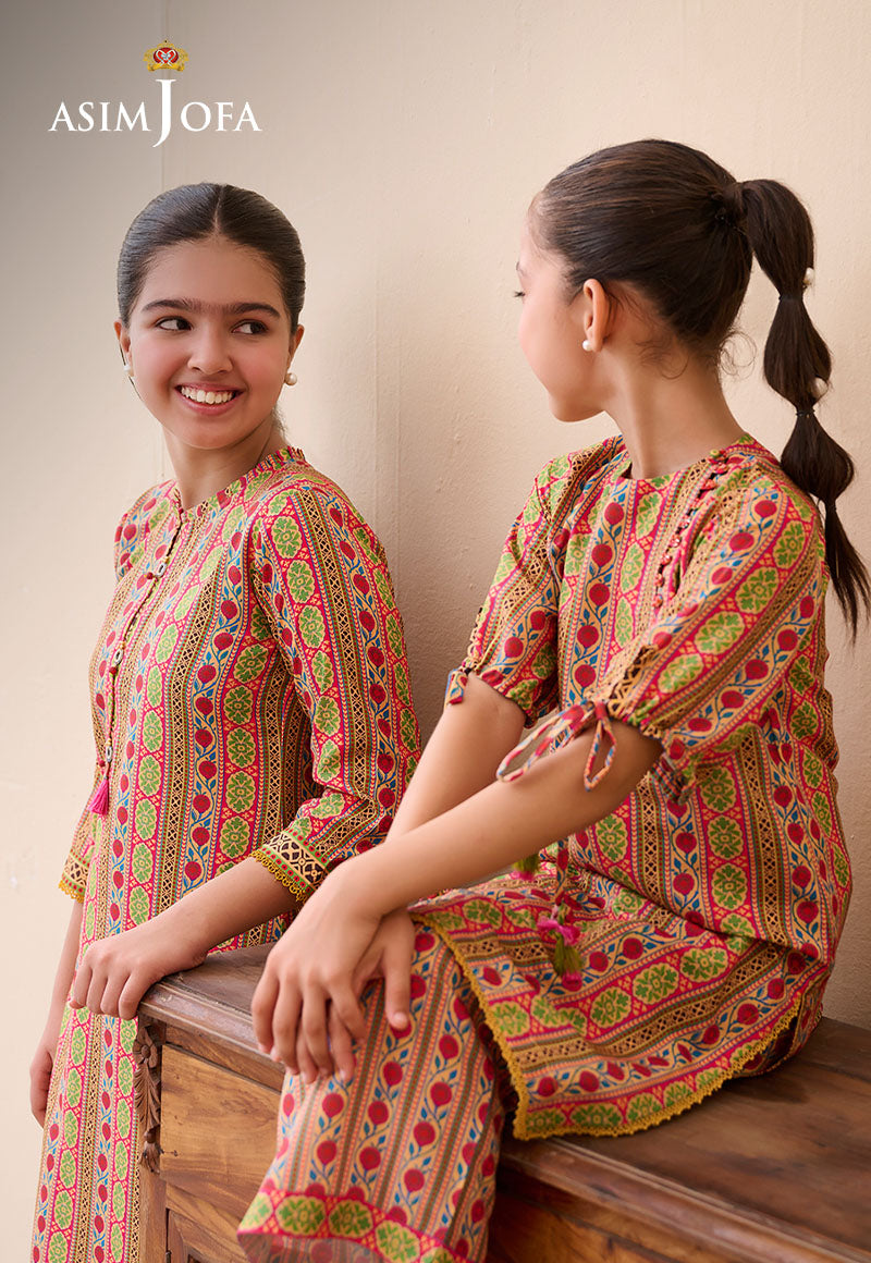 AJGL-03 PRINTED LAWN 2 PCS