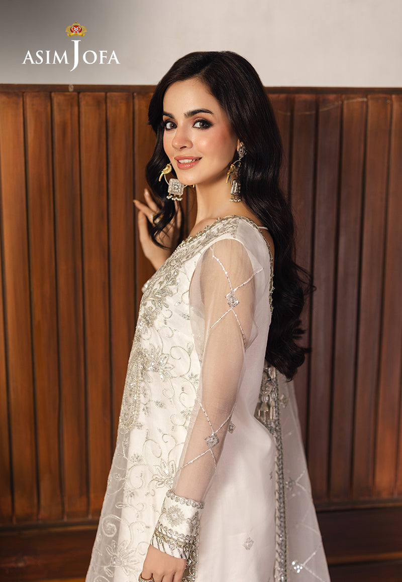 AJHE-03 EMBROIDERED ORGANZA 3 PCS