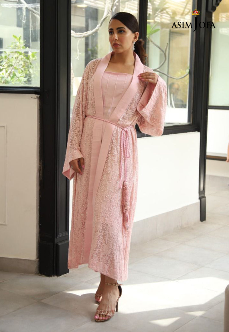 AJPB-324 Embroidered Raw Silk Stitched 2pcs