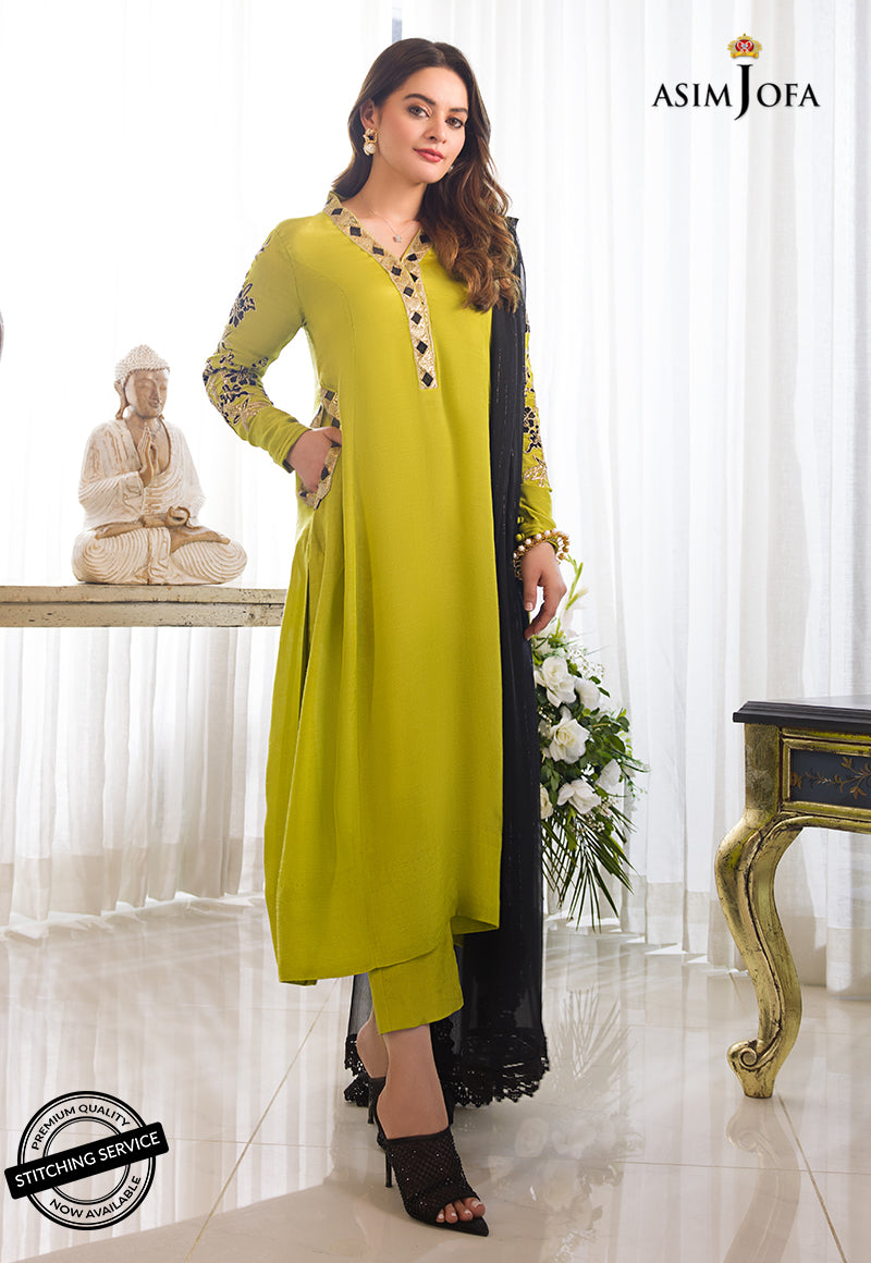 AJMR-05 EMBROIDERED VELVET 3 PCS