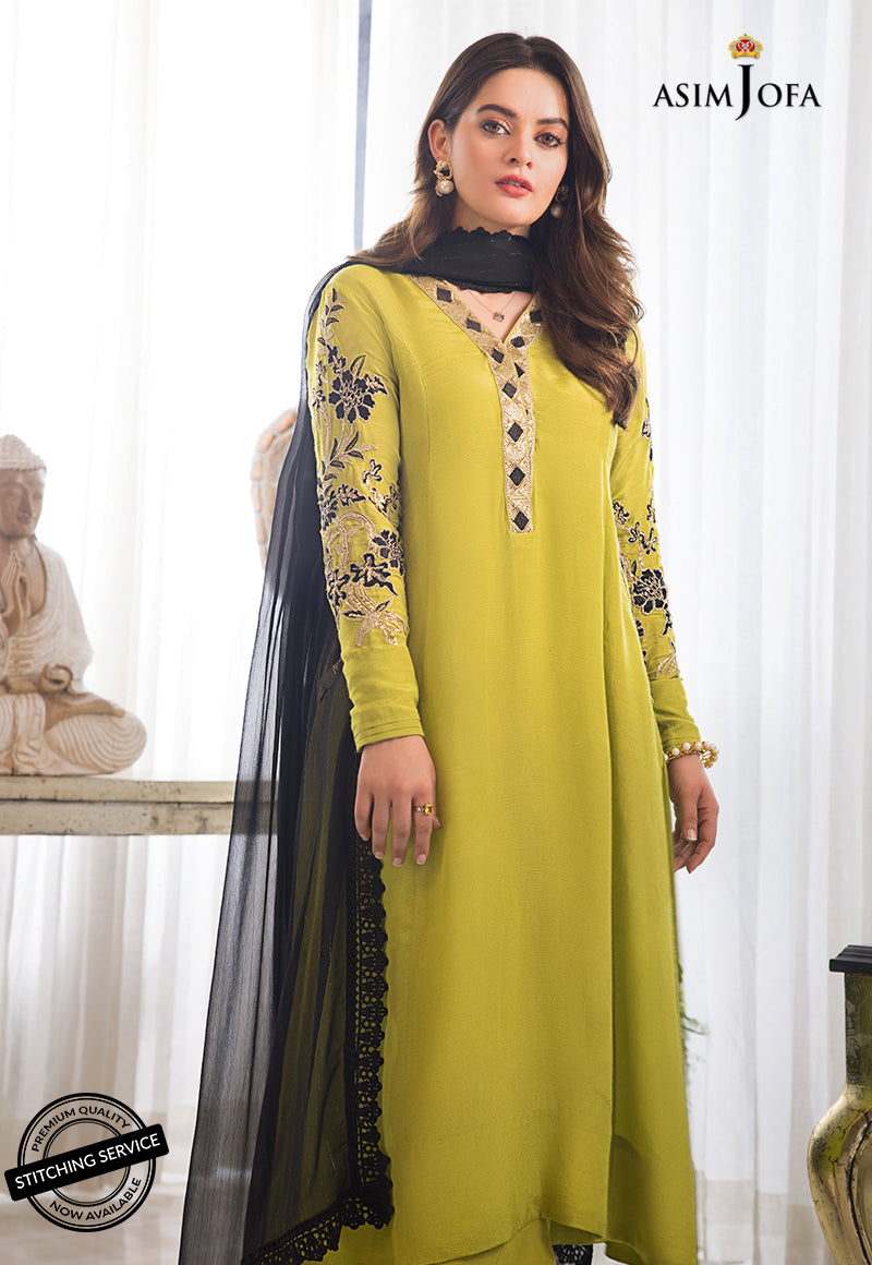 AJMR-05 EMBROIDERED VELVET 3 PCS