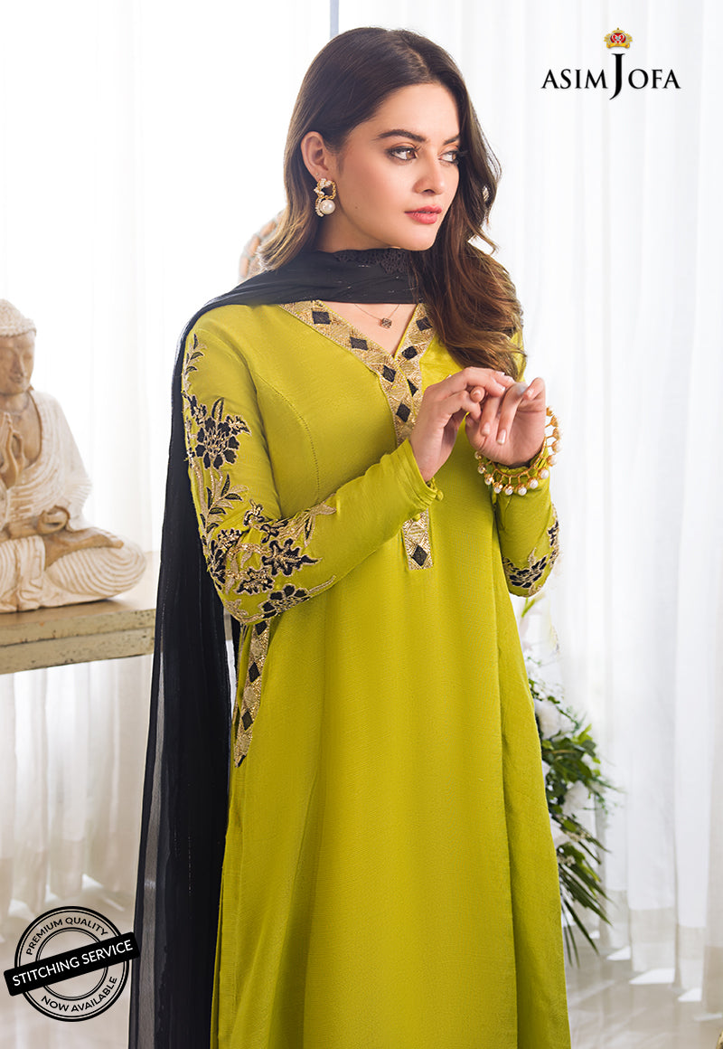 AJMR-05 EMBROIDERED VELVET 3 PCS