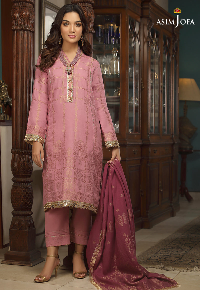 AJJD-09 EMBROIDERED JACQUARD 3 PCS