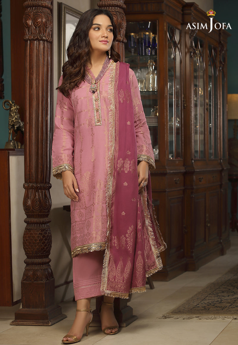 AJJD-09 EMBROIDERED JACQUARD 3 PCS