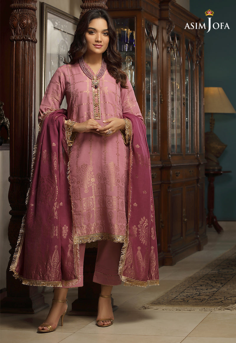 AJJD-09 EMBROIDERED JACQUARD 3 PCS